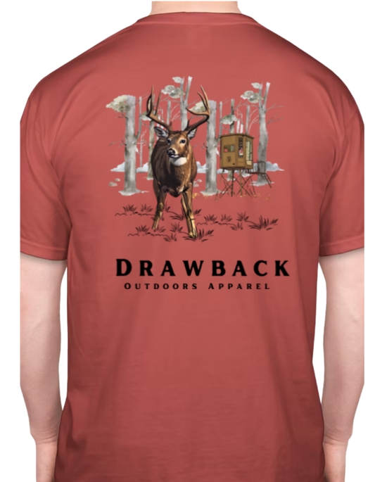 Box Blind Deer hunting Tee